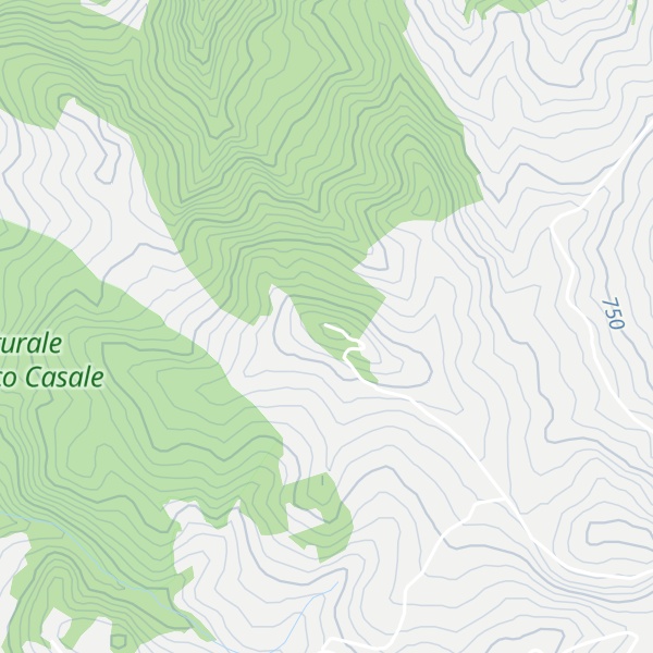 Map of Cerro del Ruccolo / Telefono