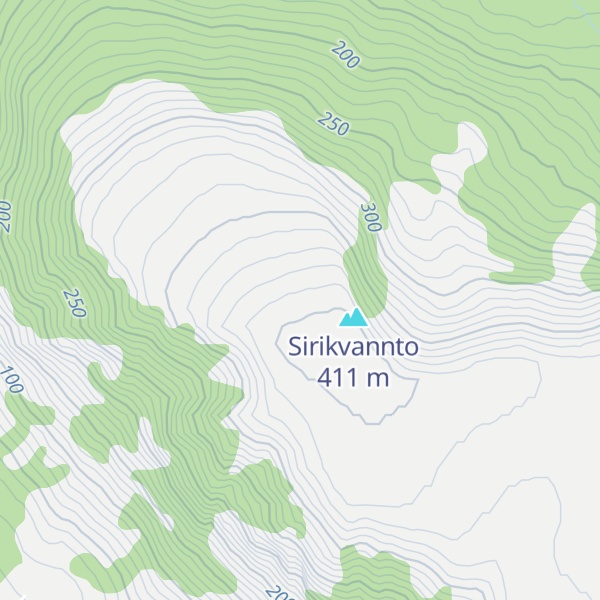 Map of Gårdsfjellet