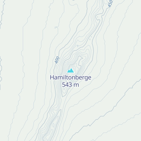 Map of Hamiltonberge