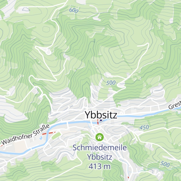 Map of Bauhütte