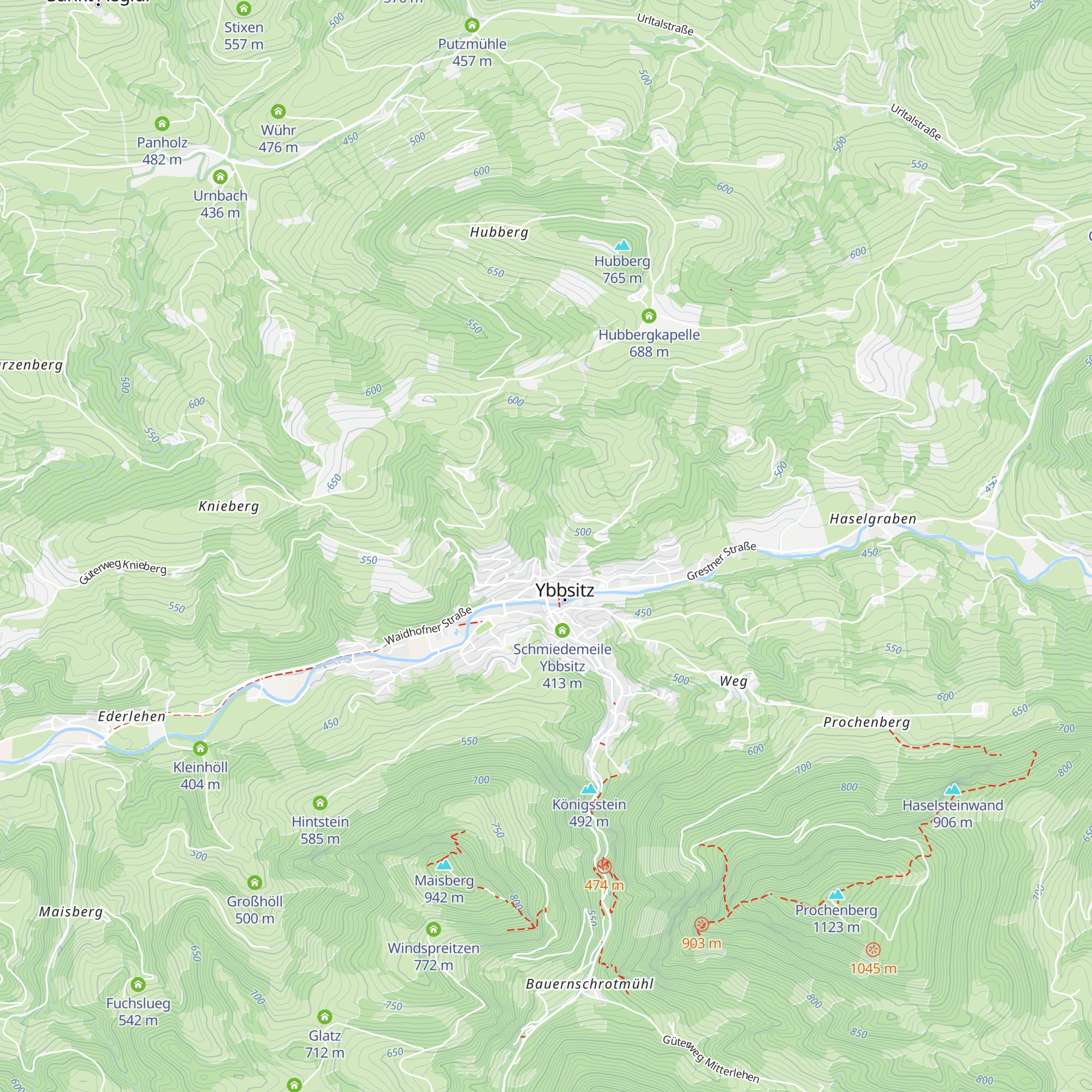 Bauhütte map