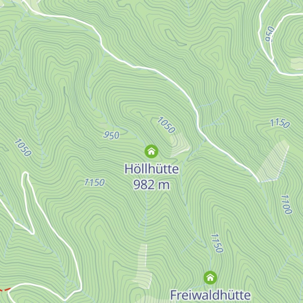 Map of Höllhütte