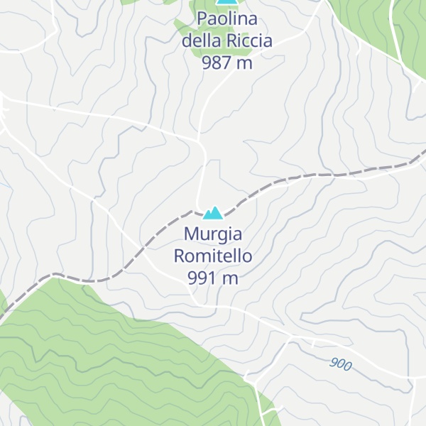 Map of Murgia Romitello