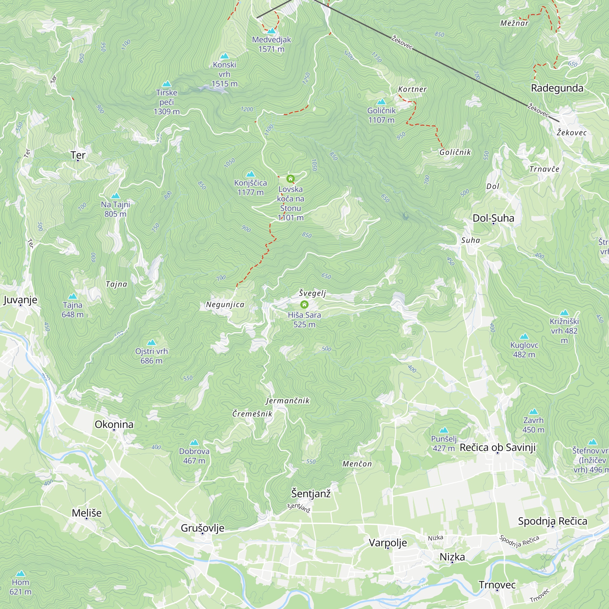 Hiša Sara map