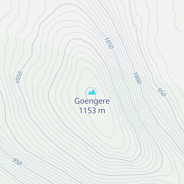 Map of Goengere