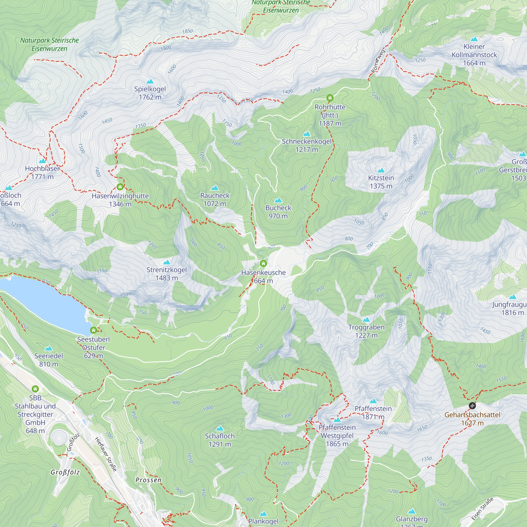 Hasenkeusche map
