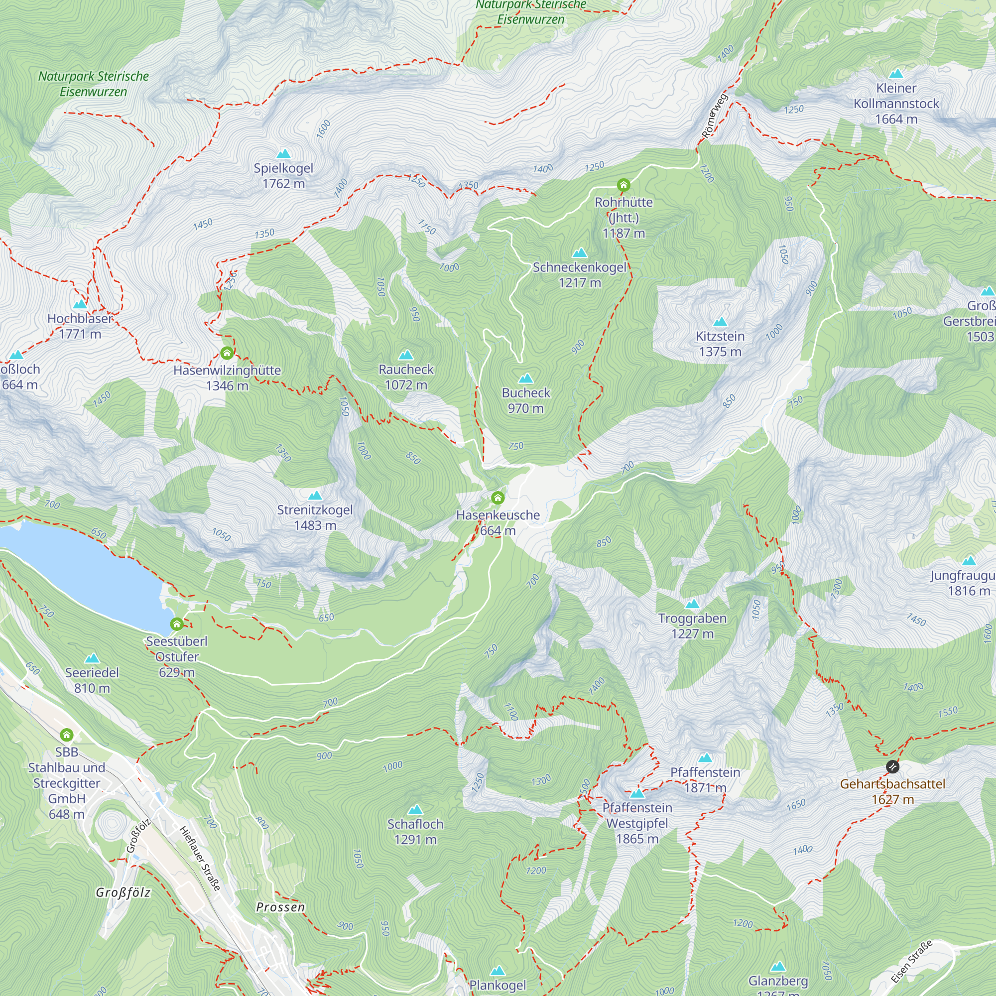 Hasenkeusche map