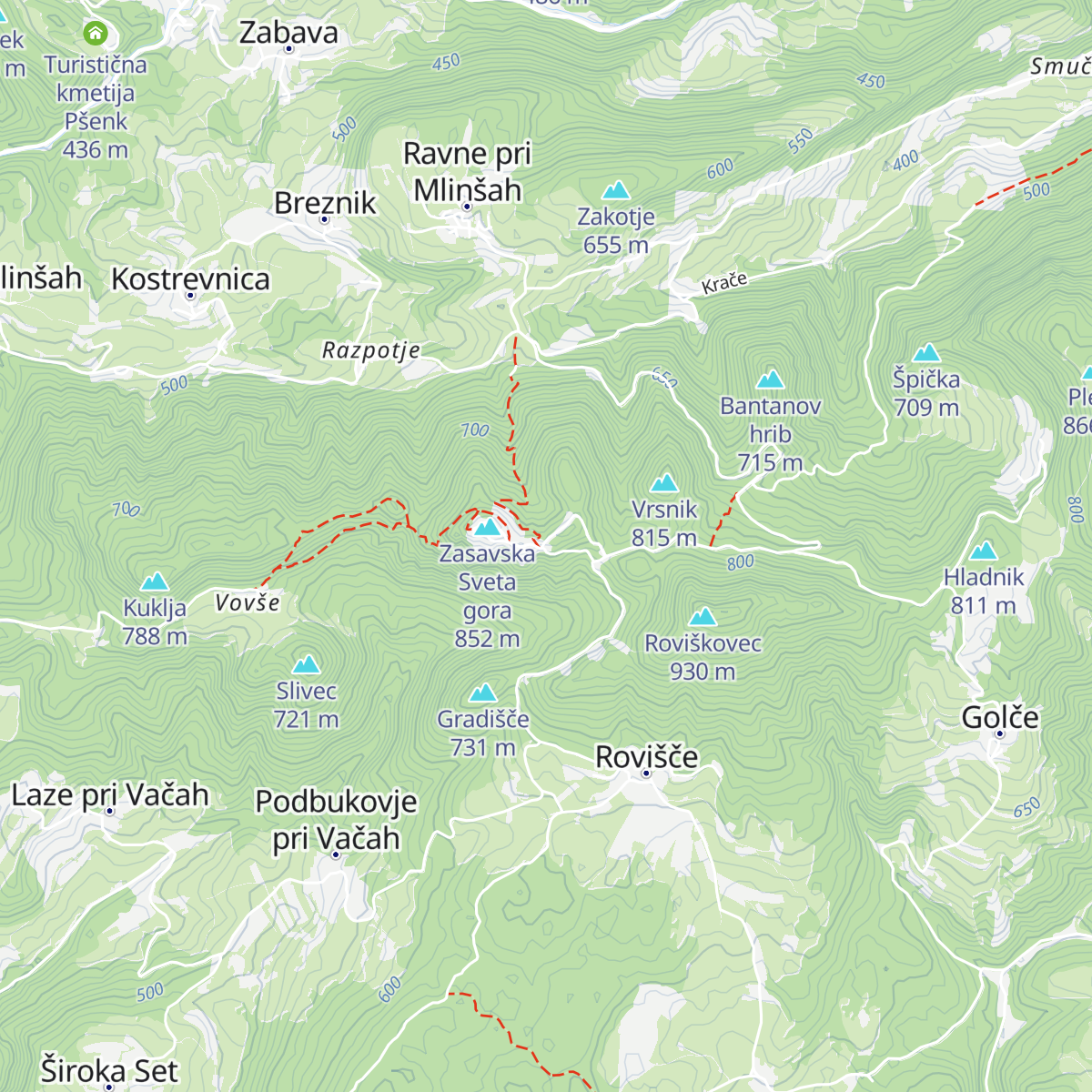 Planinski dom na Zasavski Sveti gori map