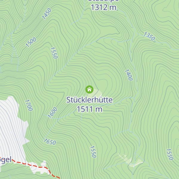 Map of Stücklerhütte