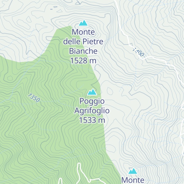 Map of Poggio Agrifoglio