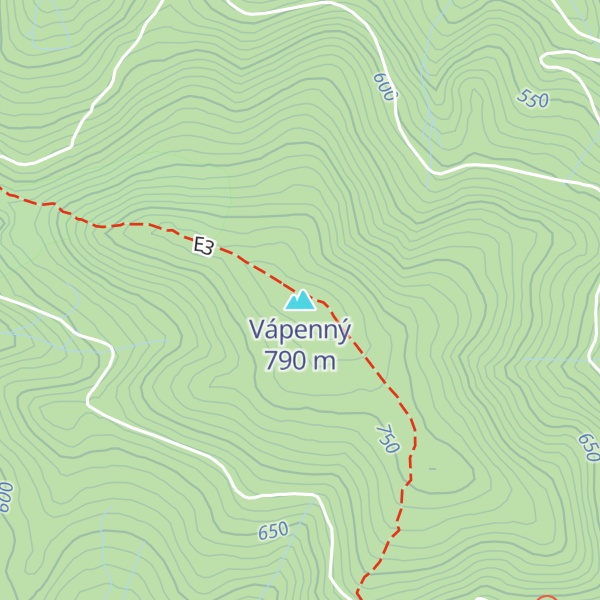 Map of Vápenný
