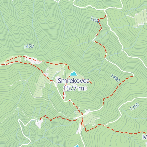 Map of Smrekovec