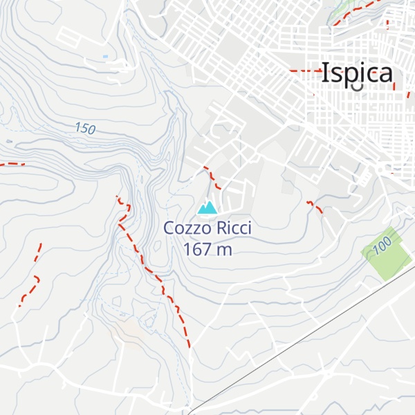 Map of Cozzo Ricci