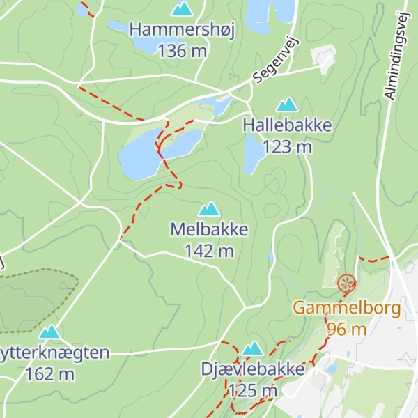 Map of Melbakke