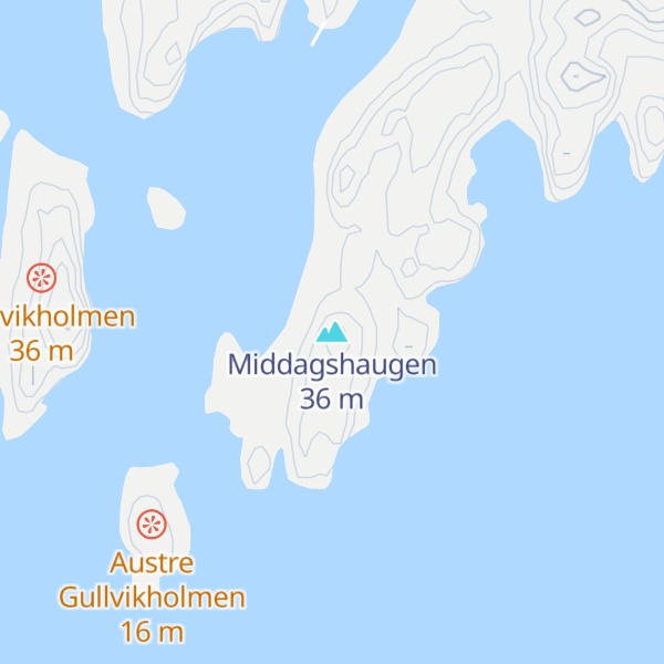 Map of Middagshaugen