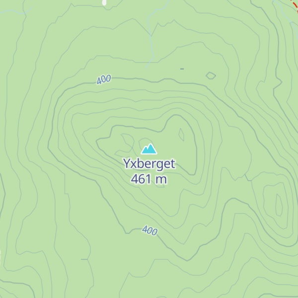Map of Yxberget