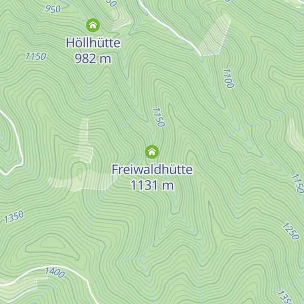 Map of Freiwaldhütte