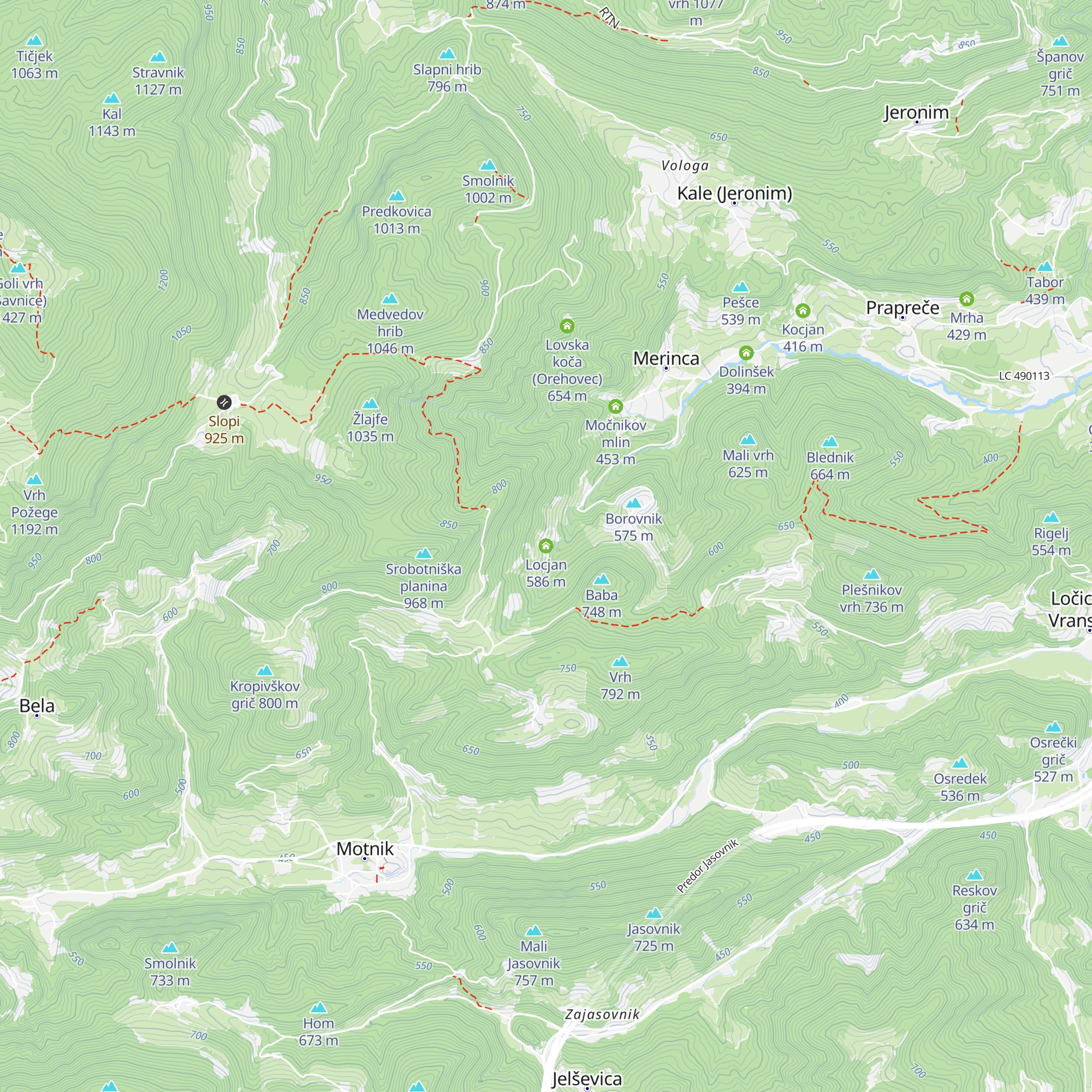 Locjan map