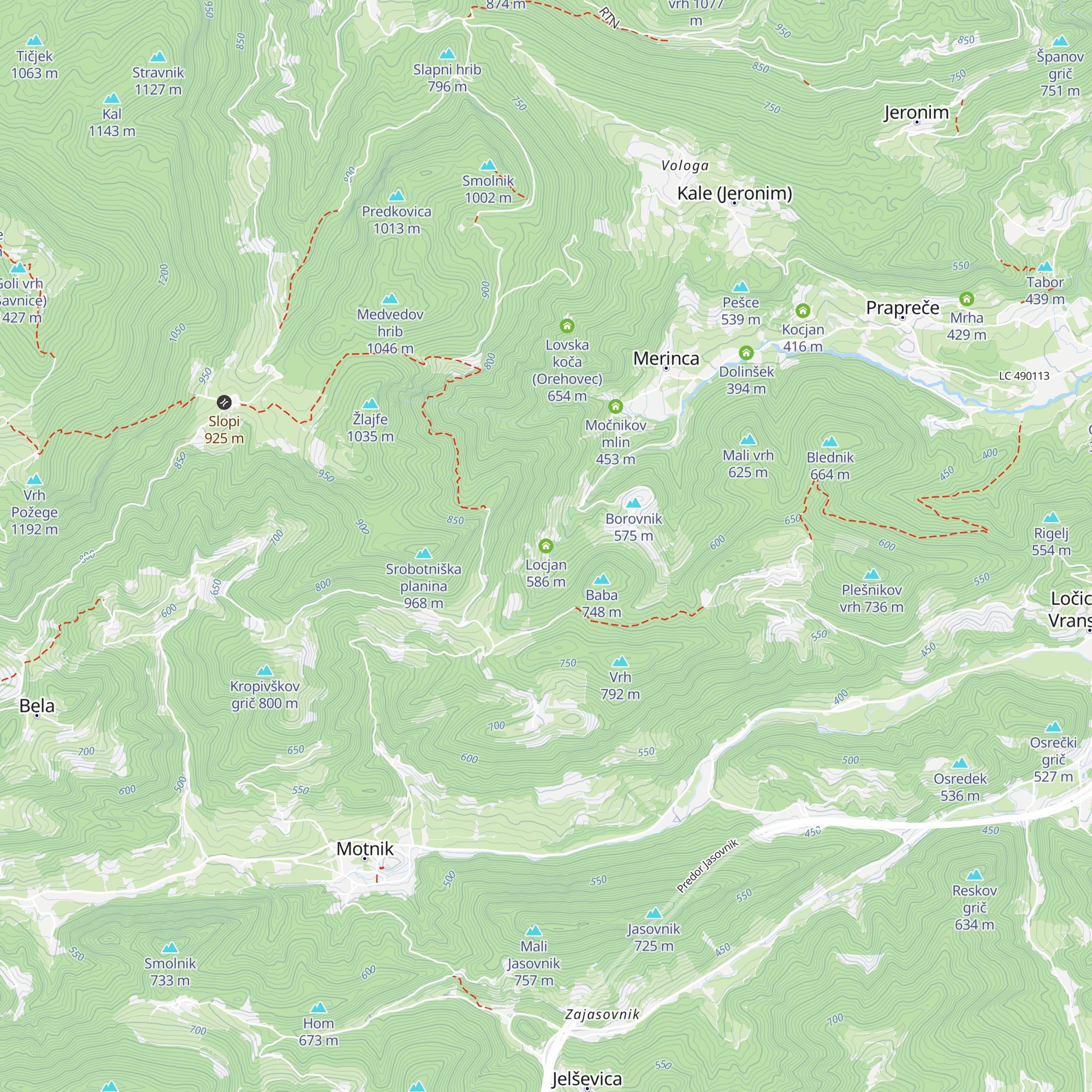 Locjan map