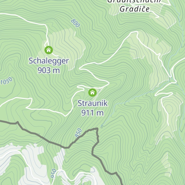 Map of Straunik