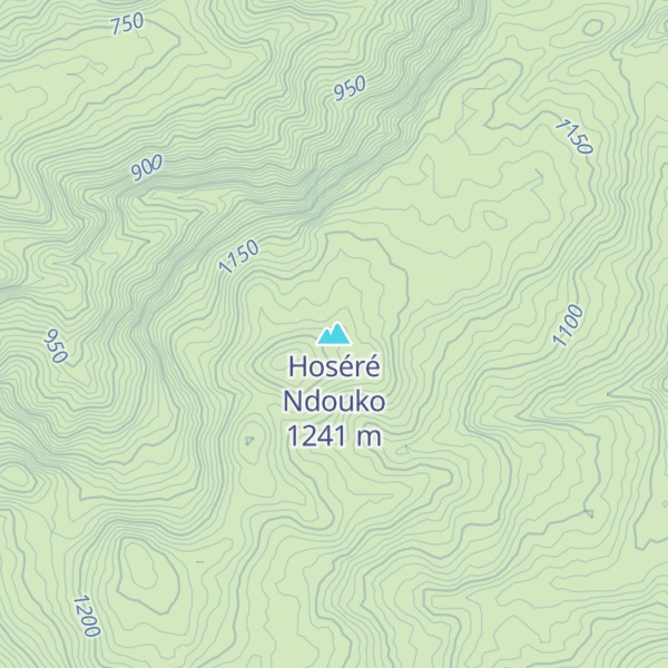 Map of Hoséré Ndouko