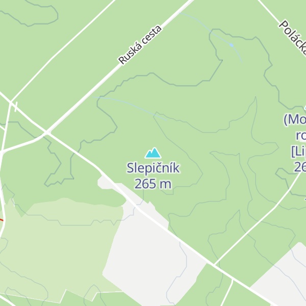 Map of Slepičník