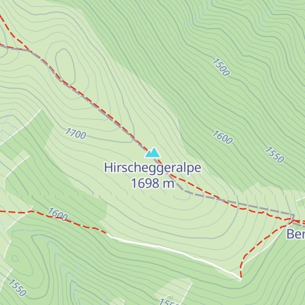 Map of Hirscheggeralpe