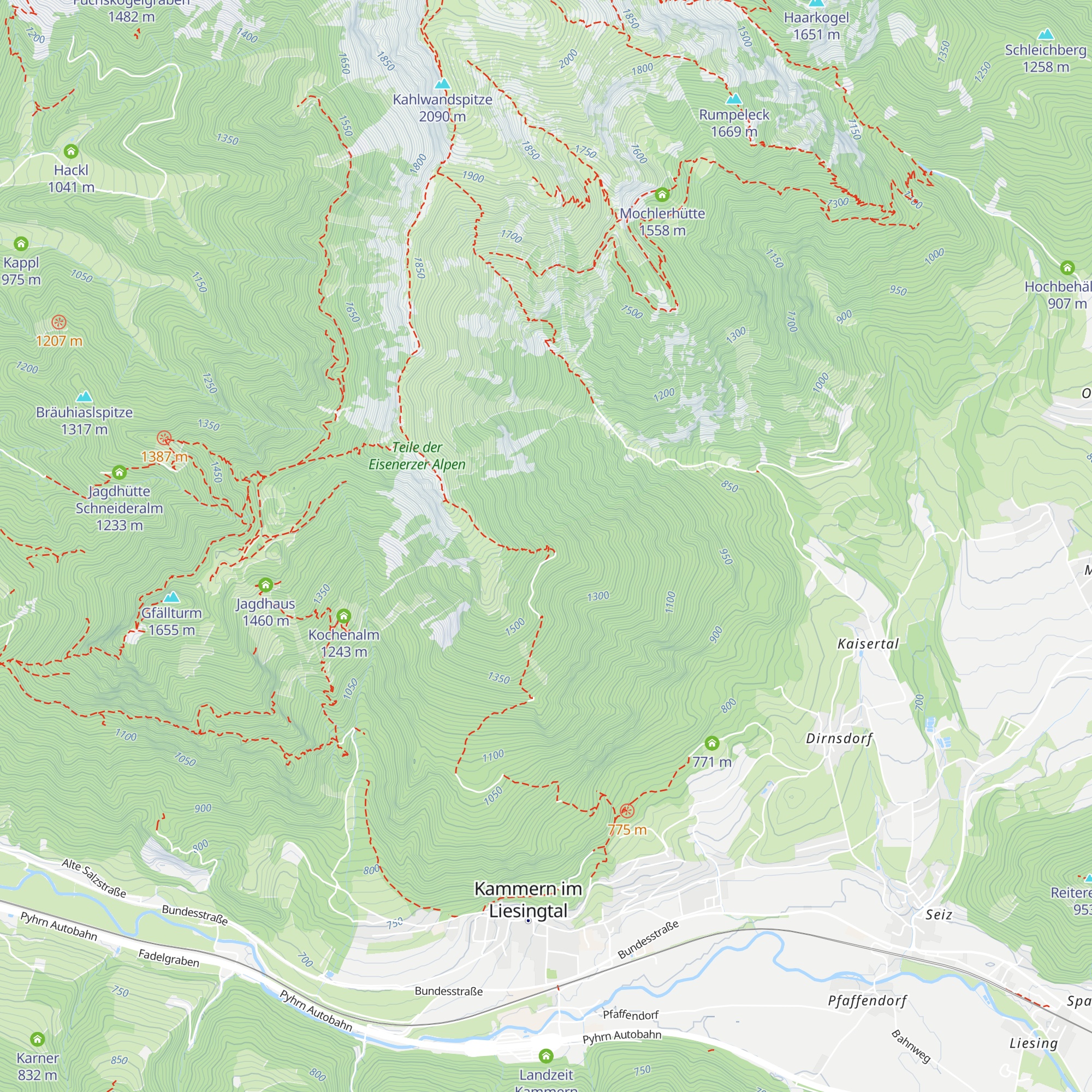Rammelhütte map