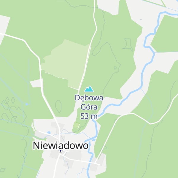 Map of Dębowa Góra
