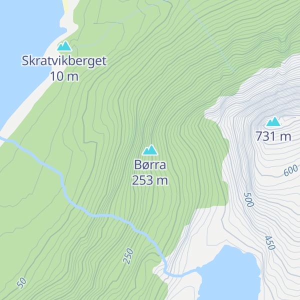 Map of Børra
