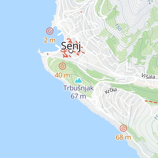 Map of Fortress of Nehaj