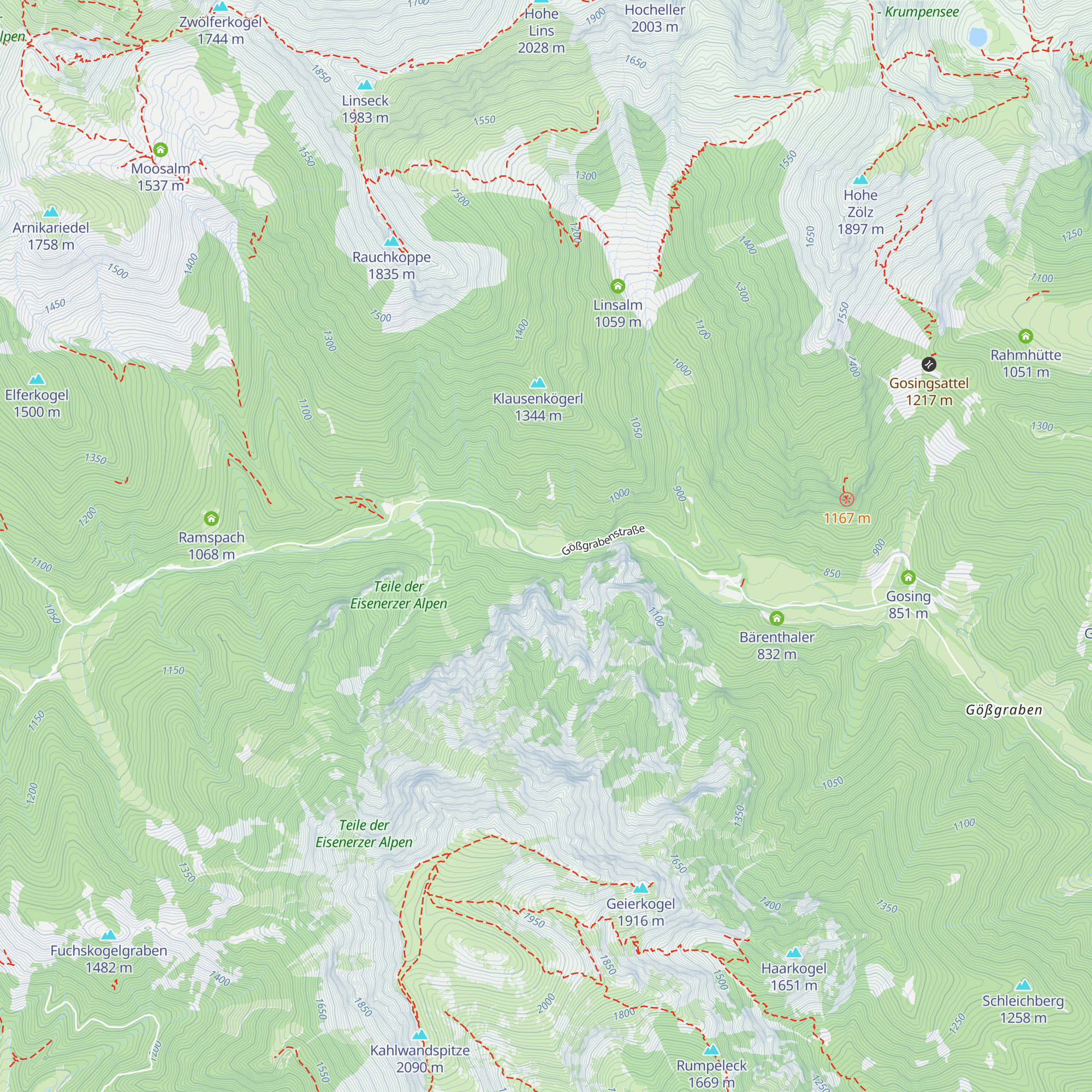 Löscherhube map