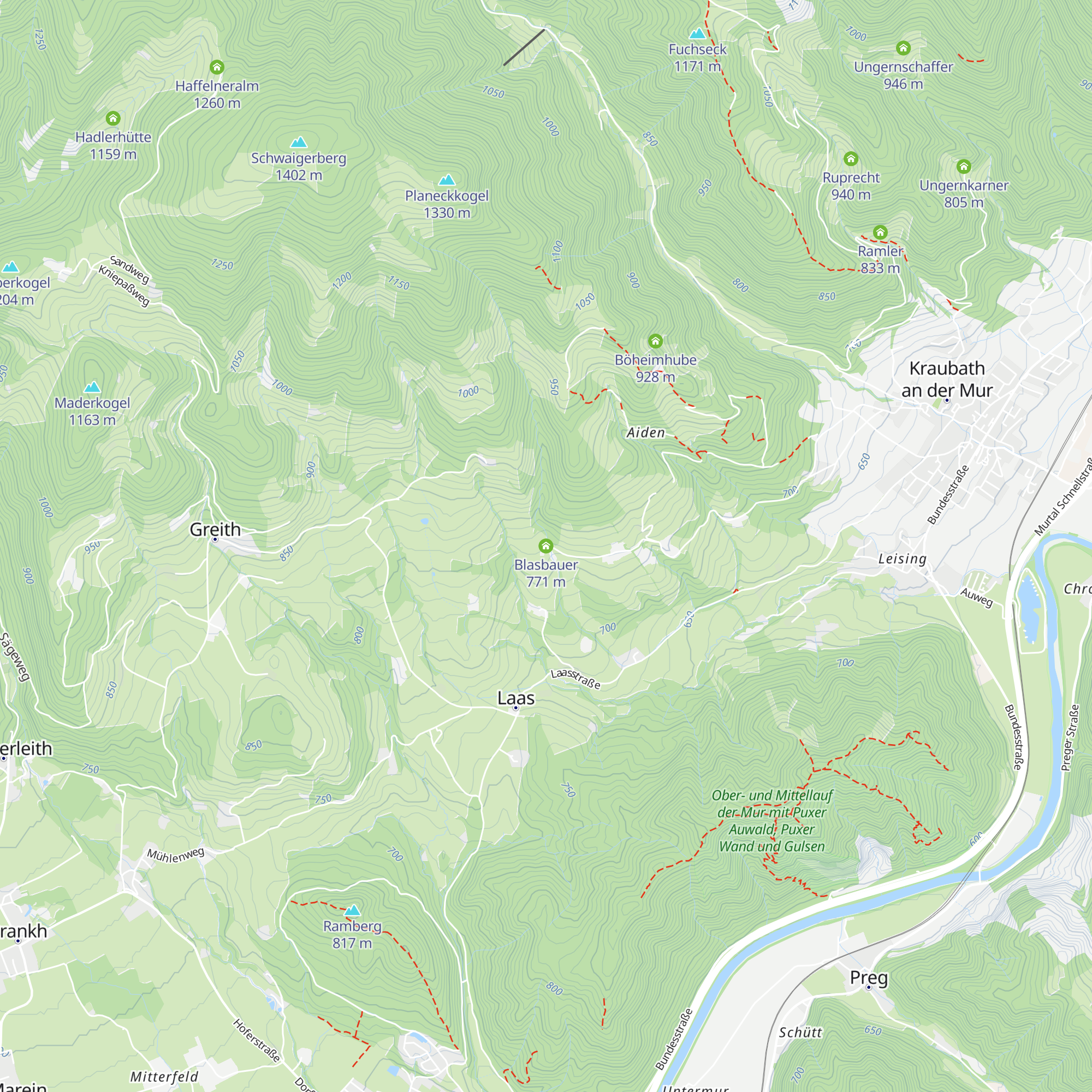 Blasbauer map