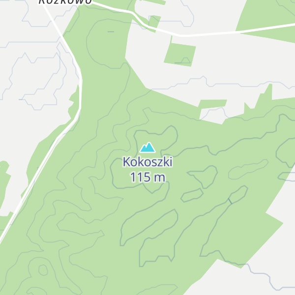 Map of Kokoszki