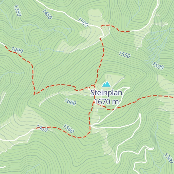 Map of Steinplan Schutzhaus