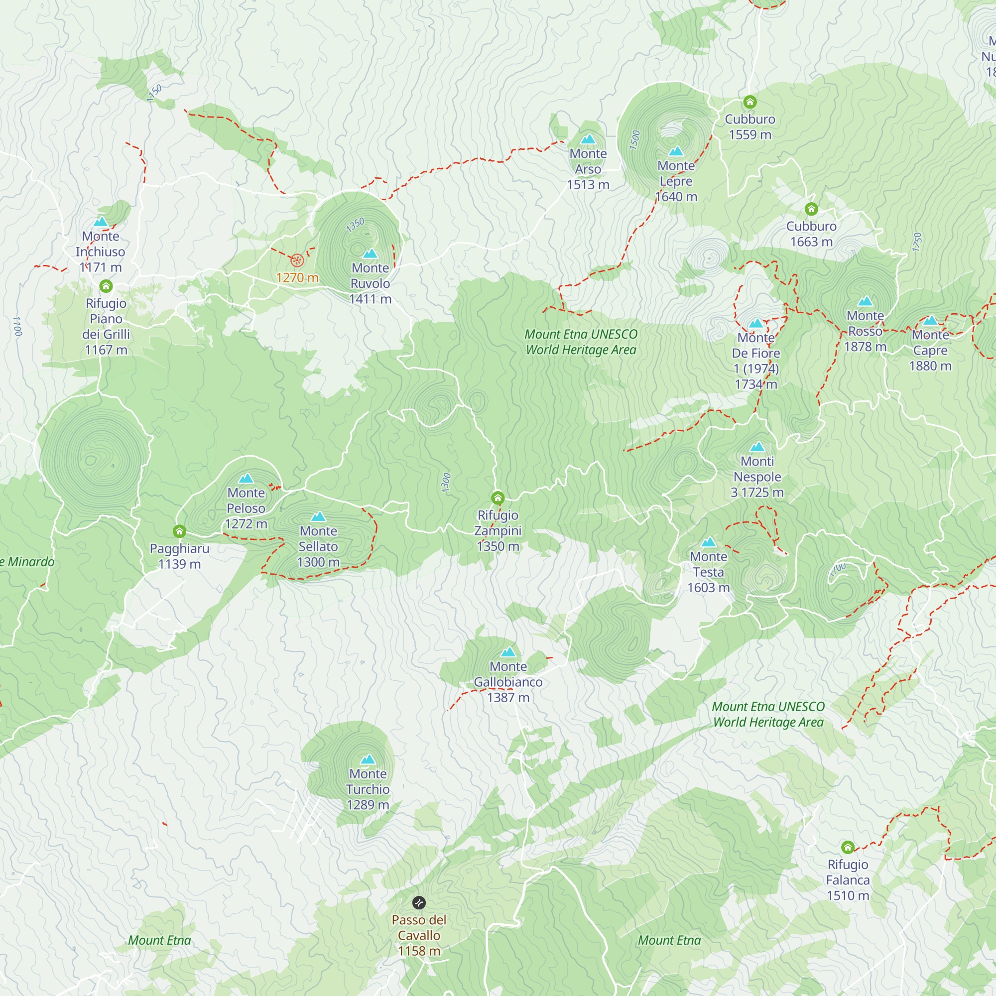 Rifugio Zampini map
