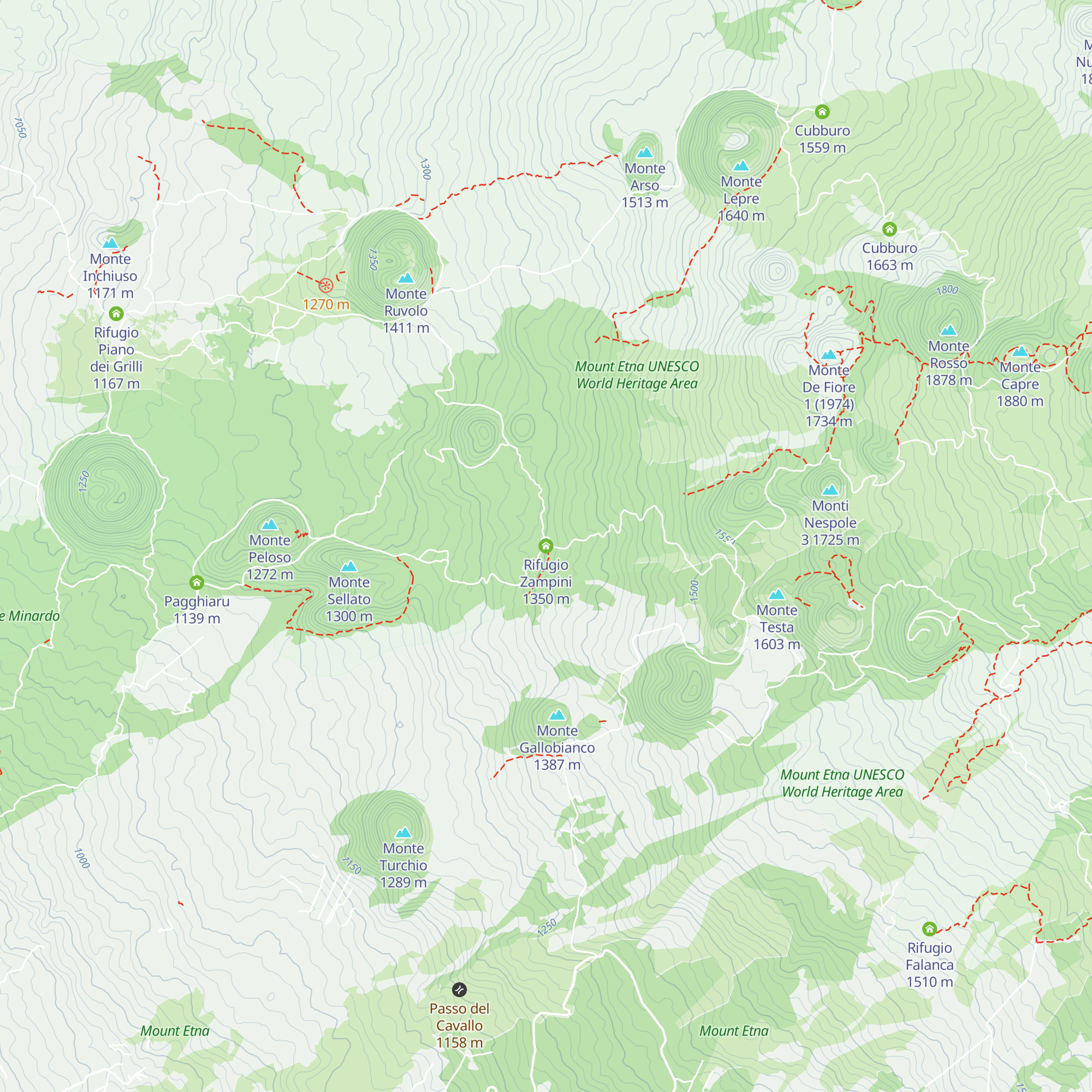 Rifugio Zampini map