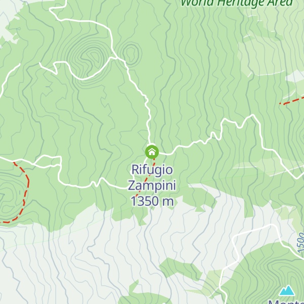 Map of Rifugio Zampini