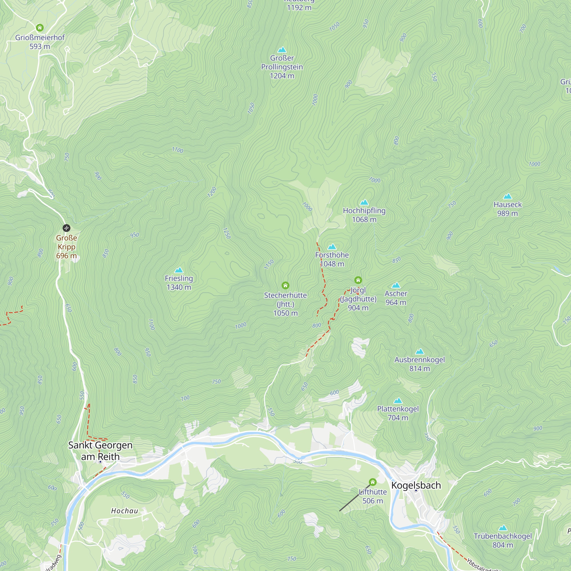 Stecherhütte (Jhtt.) map
