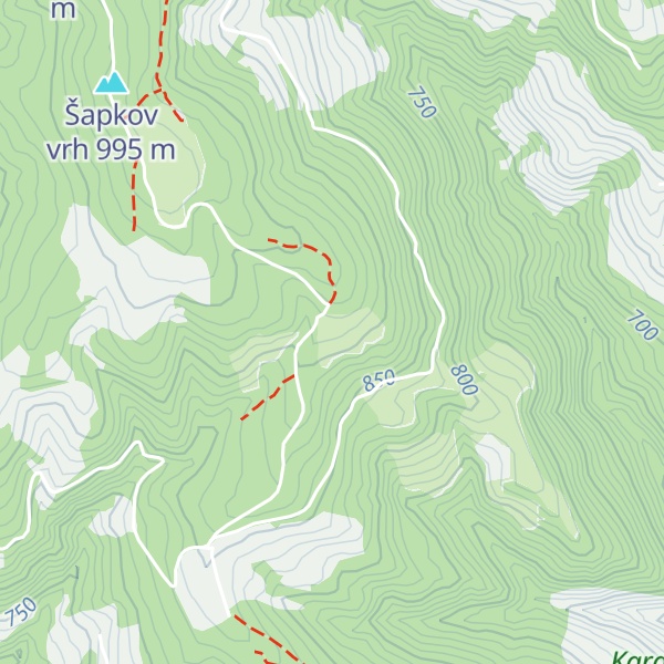 Map of Lovska družina Jamnica Prevalje
