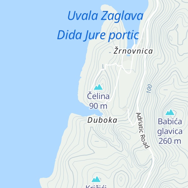 Map of Hotel Vila Velebita