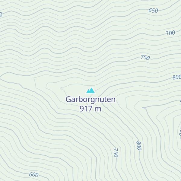 Map of Garborgnuten