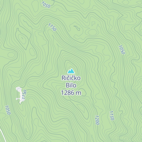 Map of Ričičko Bilo