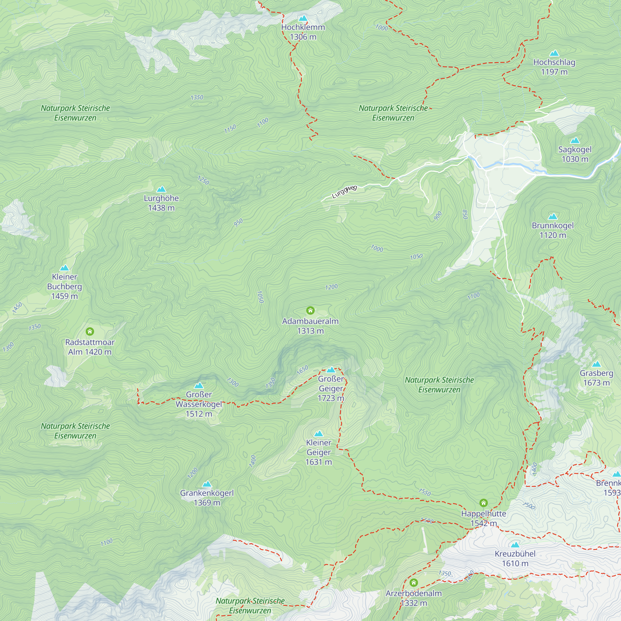 Adambaueralm map