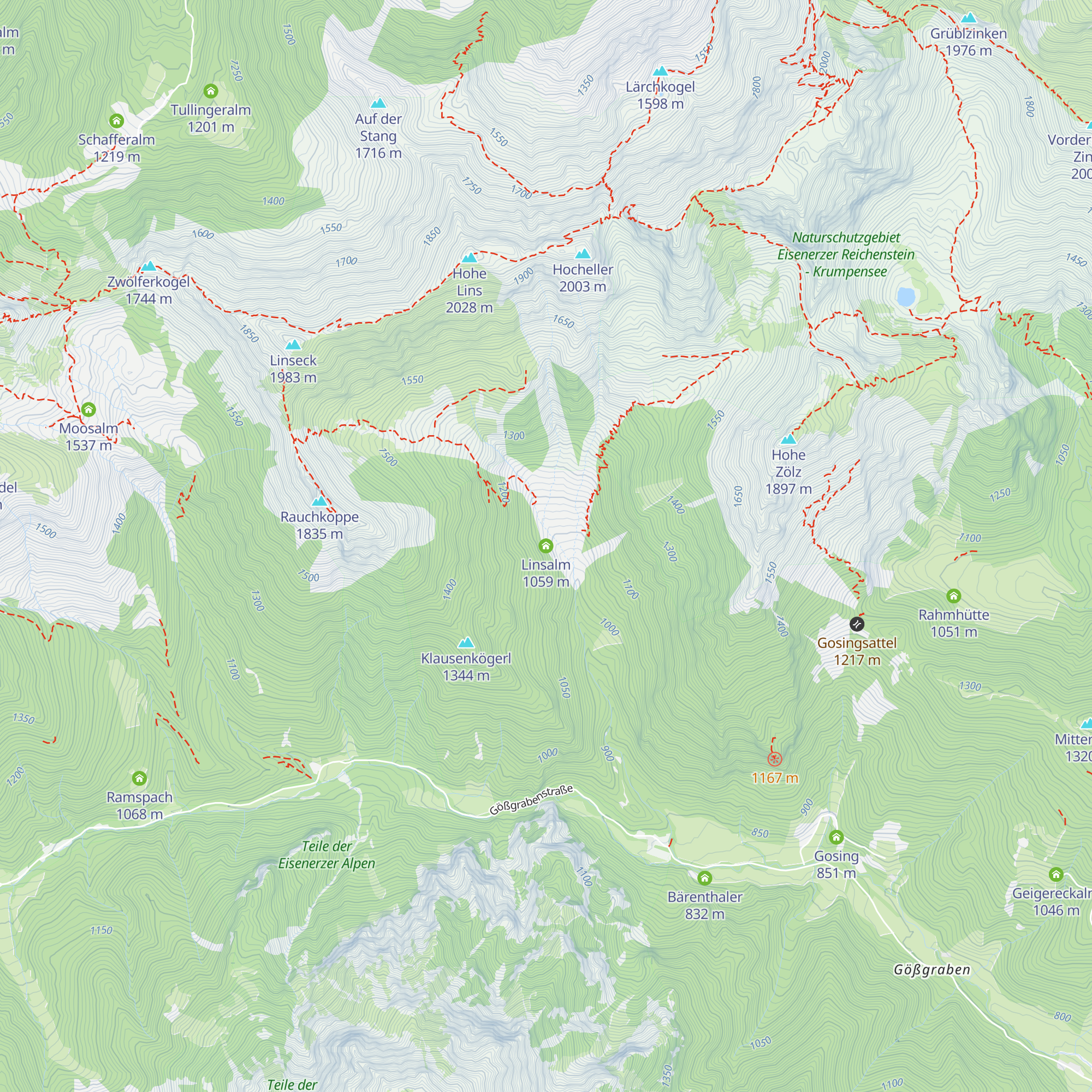Linsalm map