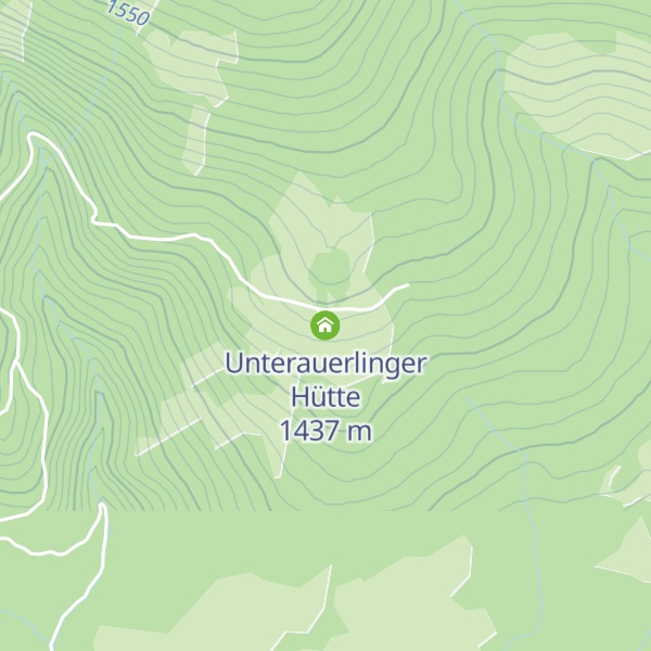 Map of Unterauerlinger Hütte