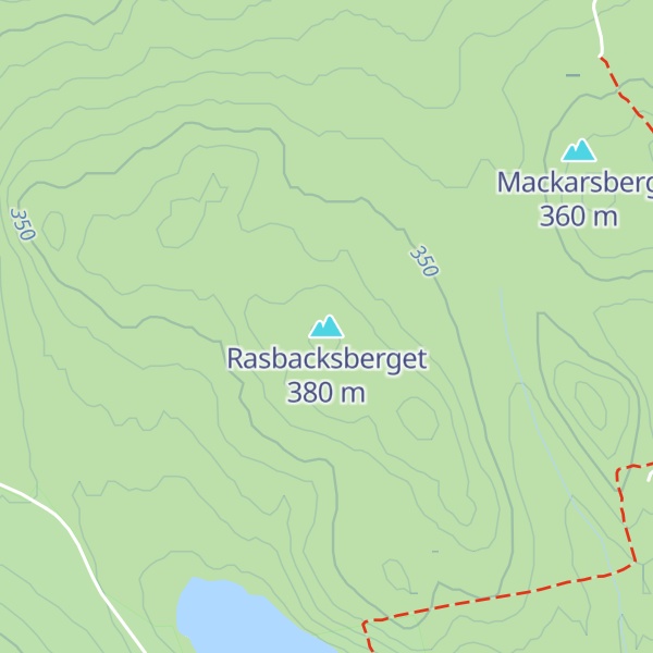 Map of Rasbacksberget
