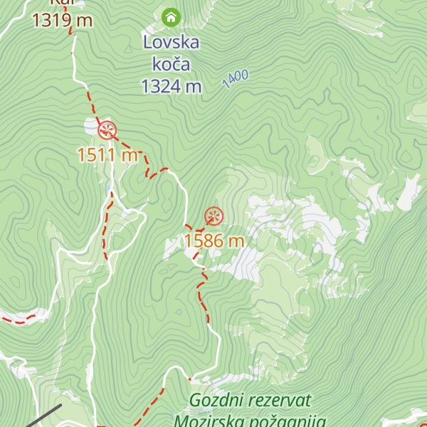 Map of Boskovec