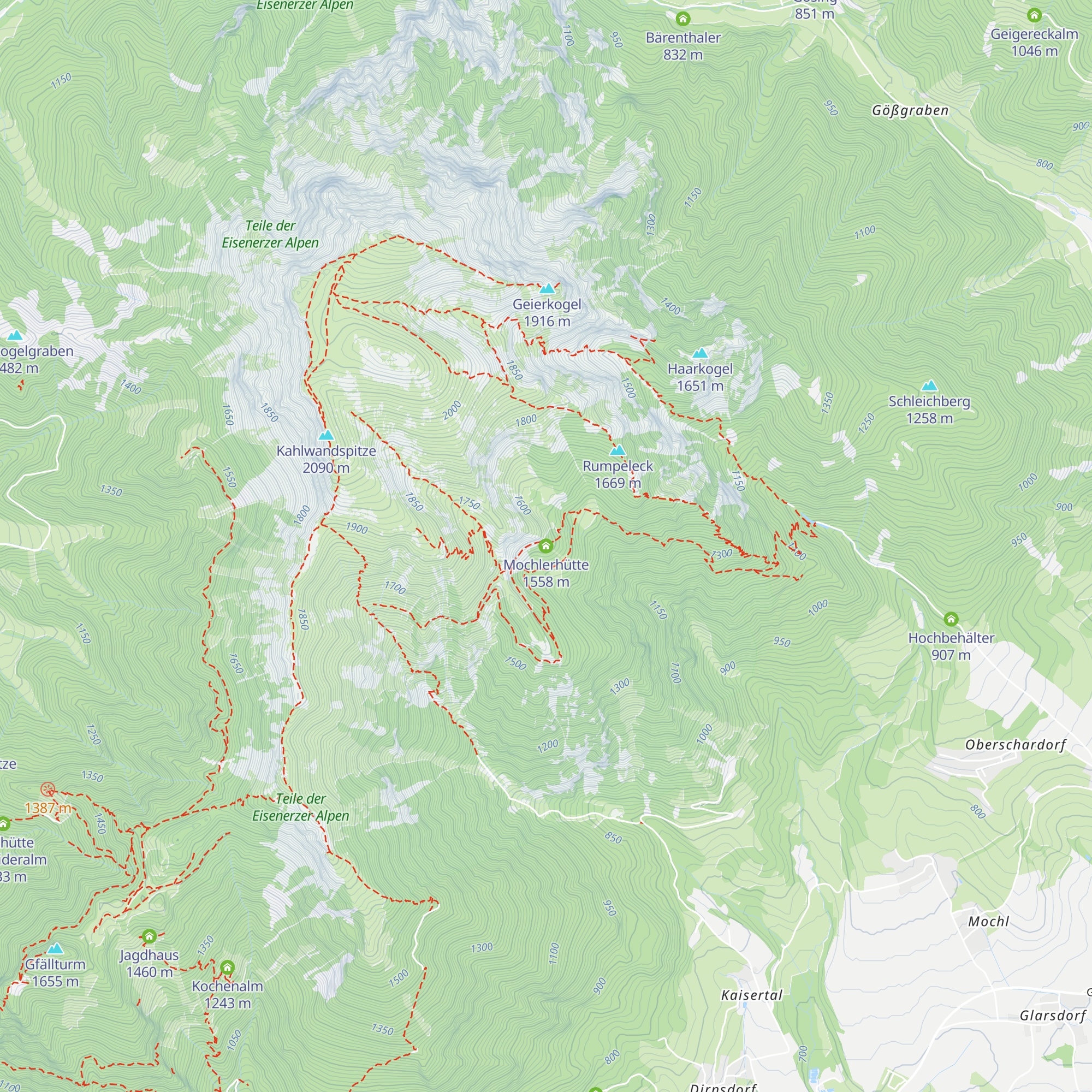 Mochlerhütte map