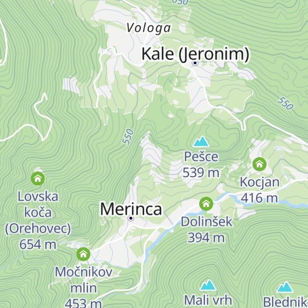 Map of Tomazel